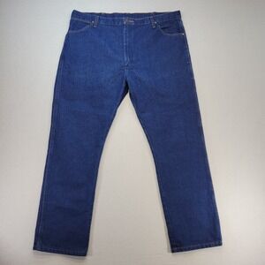 Wrangler Jeans Mens 42x32 Blue Original Fit Cowboy Cut Western Denim 1013MWZ